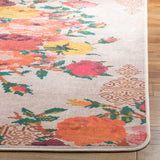 Daytona Rosann Graphic Floral Machine Washable Soft Rug