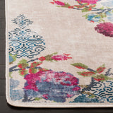 Daytona Rosann Graphic Floral Machine Washable Soft Rug