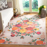 Daytona Rosann Graphic Floral Machine Washable Soft Rug