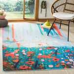 Daytona Sheri Graphic Abstract Machine Washable Soft Rug