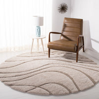 Florida Shag Sigtraud Abstract Waves  Thick Soft Area Rug