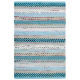 Handmade Boho Stripe Cotton Soft Area Rug