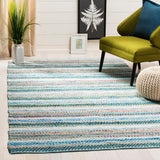 Handmade Boho Stripe Cotton Soft Area Rug