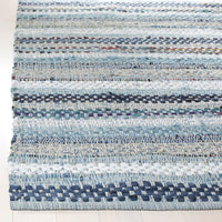 Handmade Boho Stripe Cotton Soft Area Rug