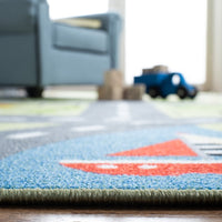 Kids Playhouse Fazlie Neighborhood Machine Washable Soft Rug