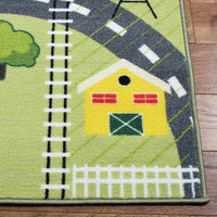 Kids Playhouse Fazlie Neighborhood Machine Washable Soft Rug