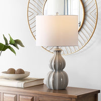 24.5-inch Wade Ceramic Table Lamp - 14" x 14" x 24.5"