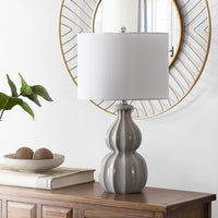 24.5-inch Wade Ceramic Table Lamp - 14" x 14" x 24.5"