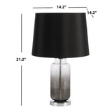 Kelsia 21-inch Ombre Glass LED Table Lamp (Set of 2) - 14.2" W x 14.2" L x 21.2" H