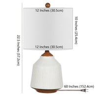 Lighting Relion 22-inch LED Table Lamp - 12" W x 12" L x 22.25" H