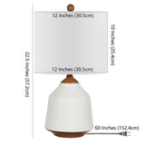 Lighting Relion 22-inch LED Table Lamp - 12" W x 12" L x 22.25" H