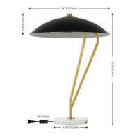 Lighting Suarez 20-inch Task Table Lamp - 15 in. W x 15 in. D x 20 in. H