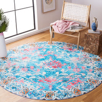 Riviera Hieke Floral & Botanical Machine Washable Soft Area Rug