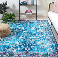 Riviera Hieke Floral & Botanical Machine Washable Soft Area Rug