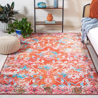 Riviera Hieke Floral & Botanical Machine Washable Soft Area Rug