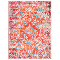 Riviera Hieke Floral & Botanical Machine Washable Soft Area Rug