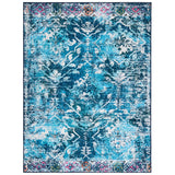 Riviera Hieke Floral & Botanical Machine Washable Soft Area Rug