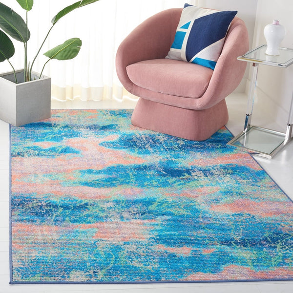 Sequoia Vasilia Abstract Machine Washable Soft Rug