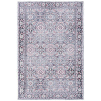 Serapi Arty Medallion Distressed Machine Washable Soft Rug