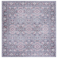 Serapi Arty Medallion Distressed Machine Washable Soft Rug