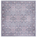 Serapi Arty Medallion Distressed Machine Washable Soft Rug