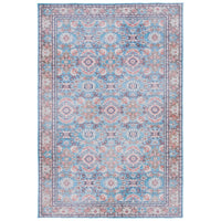 Serapi Arty Medallion Distressed Machine Washable Soft Rug