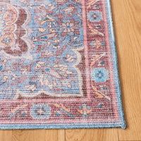 Serapi Asel Medallion Distressed Machine Washable Soft Rug