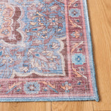 Serapi Asel Medallion Distressed Machine Washable Soft Rug