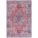 Serapi Dinja Medallion Distressed Machine Washable Soft Rug