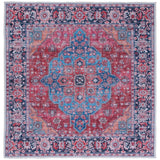 Serapi Elen Medallion Distressed Machine Washable Soft Rug