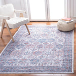 Serapi Gaida Shabby Chic Distressed Machine Washable Soft Rug