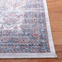 Serapi Gaida Shabby Chic Distressed Machine Washable Soft Rug