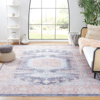 Serapi Helju Shabby Chic Distressed Machine Washable Soft Rug
