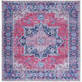 Serapi Sacha Medallion Distressed Machine Washable Soft Rug