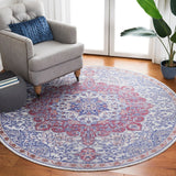 Serapi Sayime Medallion Distressed Machine Washable Soft Rug