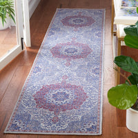 Serapi Sayime Medallion Distressed Machine Washable Soft Rug