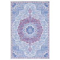 Serapi Sayime Medallion Distressed Machine Washable Soft Rug