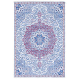 Serapi Sayime Medallion Distressed Machine Washable Soft Rug