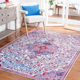 Serapi Sayime Medallion Distressed Machine Washable Soft Rug