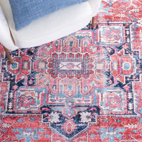 Serapi Viveka Shabby Chic Distressed Machine Washable Soft Rug