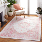 Tucson Cynthia Oriental Medallion Machine Washable Soft Rug