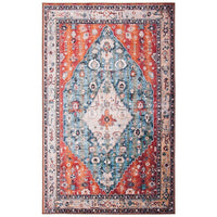 Tucson Dameliya Oriental Medallion Machine Washable Soft Rug