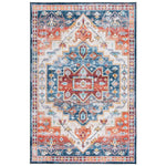 Tucson Hilderose Oriental Medallion Machine Washable Soft Rug