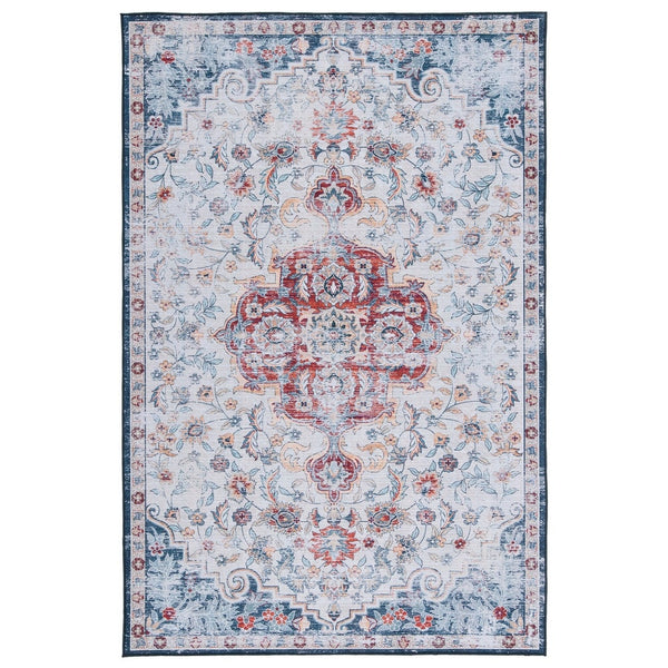 Tucson Manal Oriental Medallion Machine Washable Soft Rug