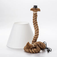 SB Modern Home Nautical Pier Large Rope Table Lamp