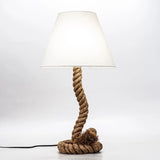 SB Modern Home Nautical Pier Large Rope Table Lamp