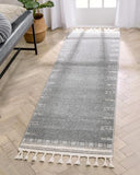 Nordic Tribal Grey Soft Area Rug