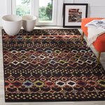 Black/Multi-Color Area Rug