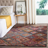 Abstract Multi-color Diamond Pattern Area Rugs