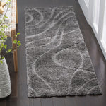 Florida Shag Sigtraud Abstract Waves  Thick Soft Area Rug